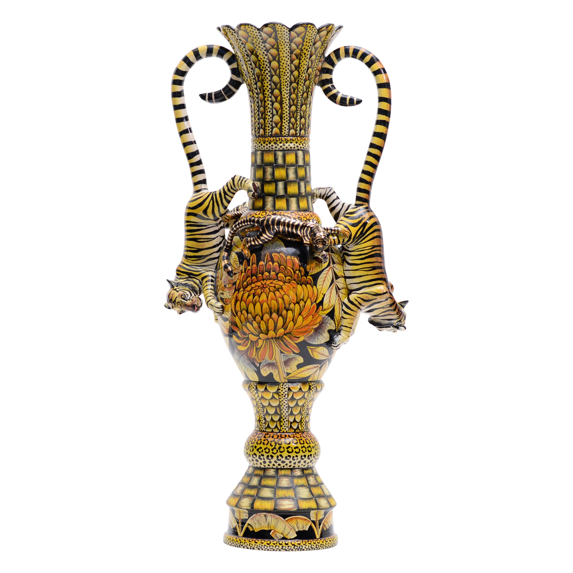 Tiger vase