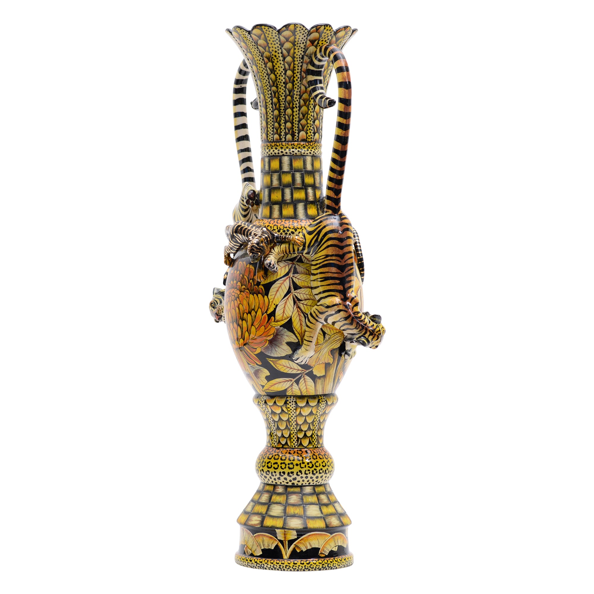Tiger vase