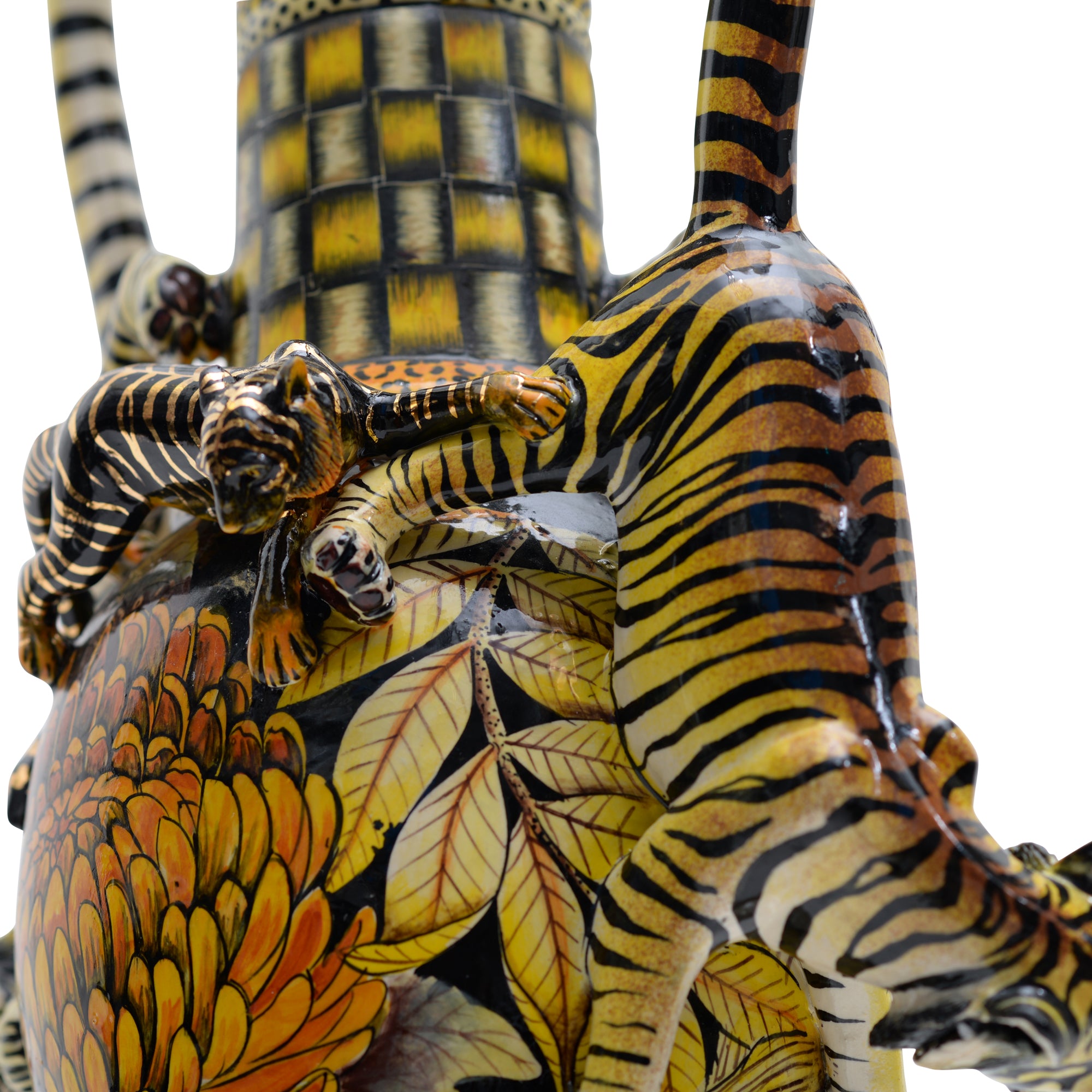 Tiger vase