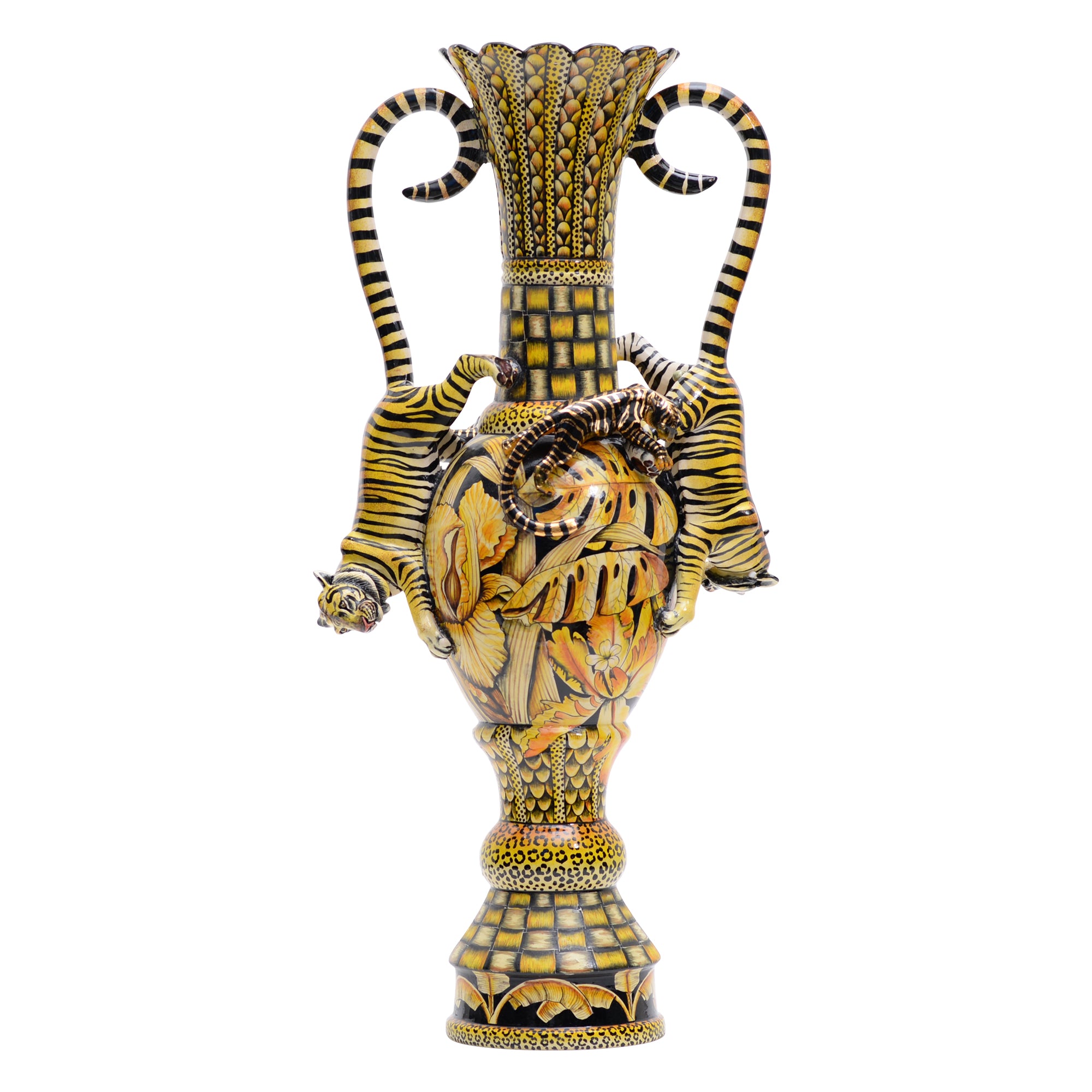 Tiger vase