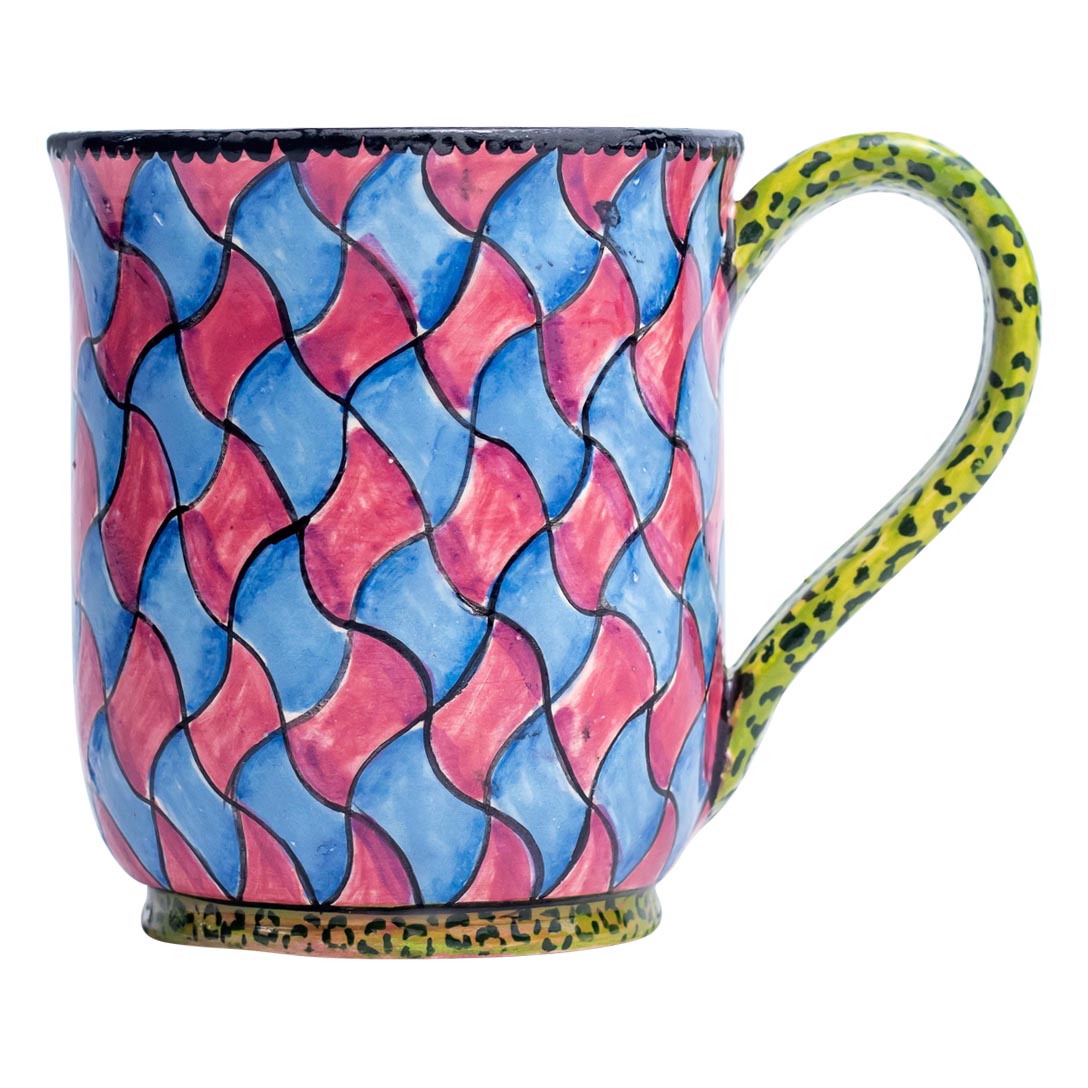 Leoapard spot, rhombus pattern  mug