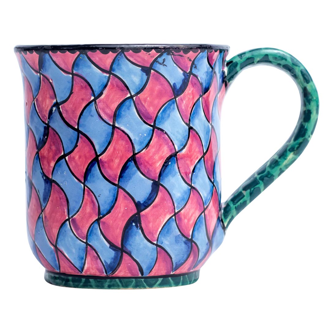 Giraffe spot, rhombus pattern mug