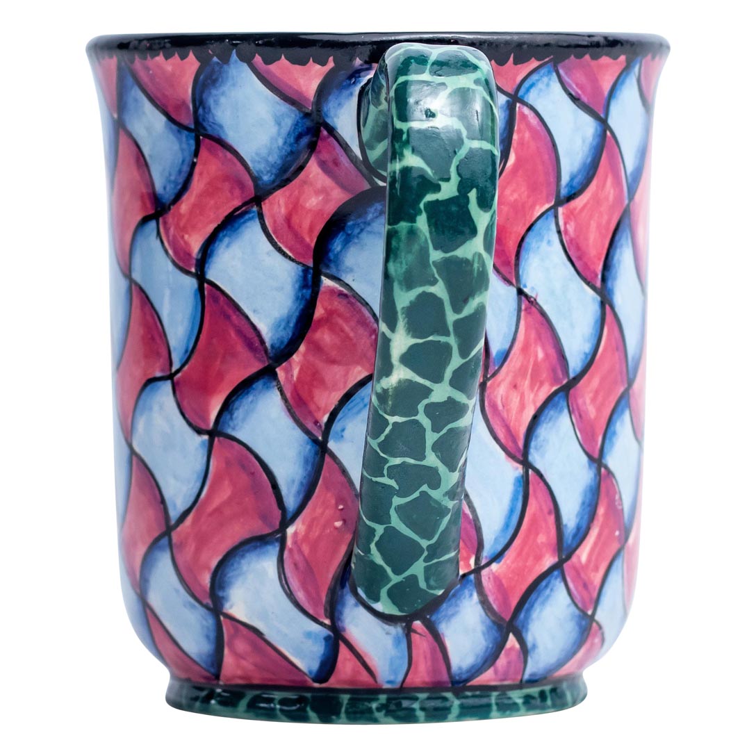 Giraffe spot, rhombus pattern mug