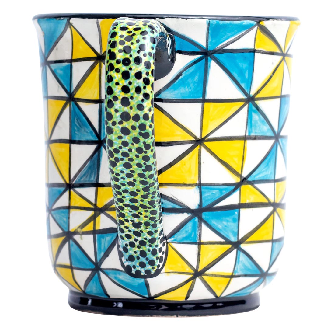 Leopard spot mug
