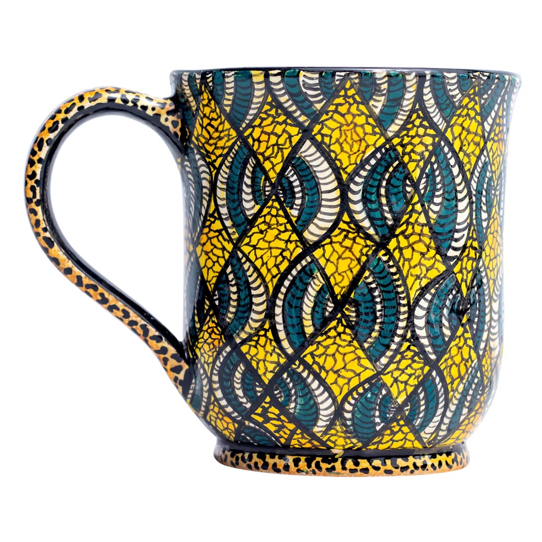 Leopard spot, african print pattern mug