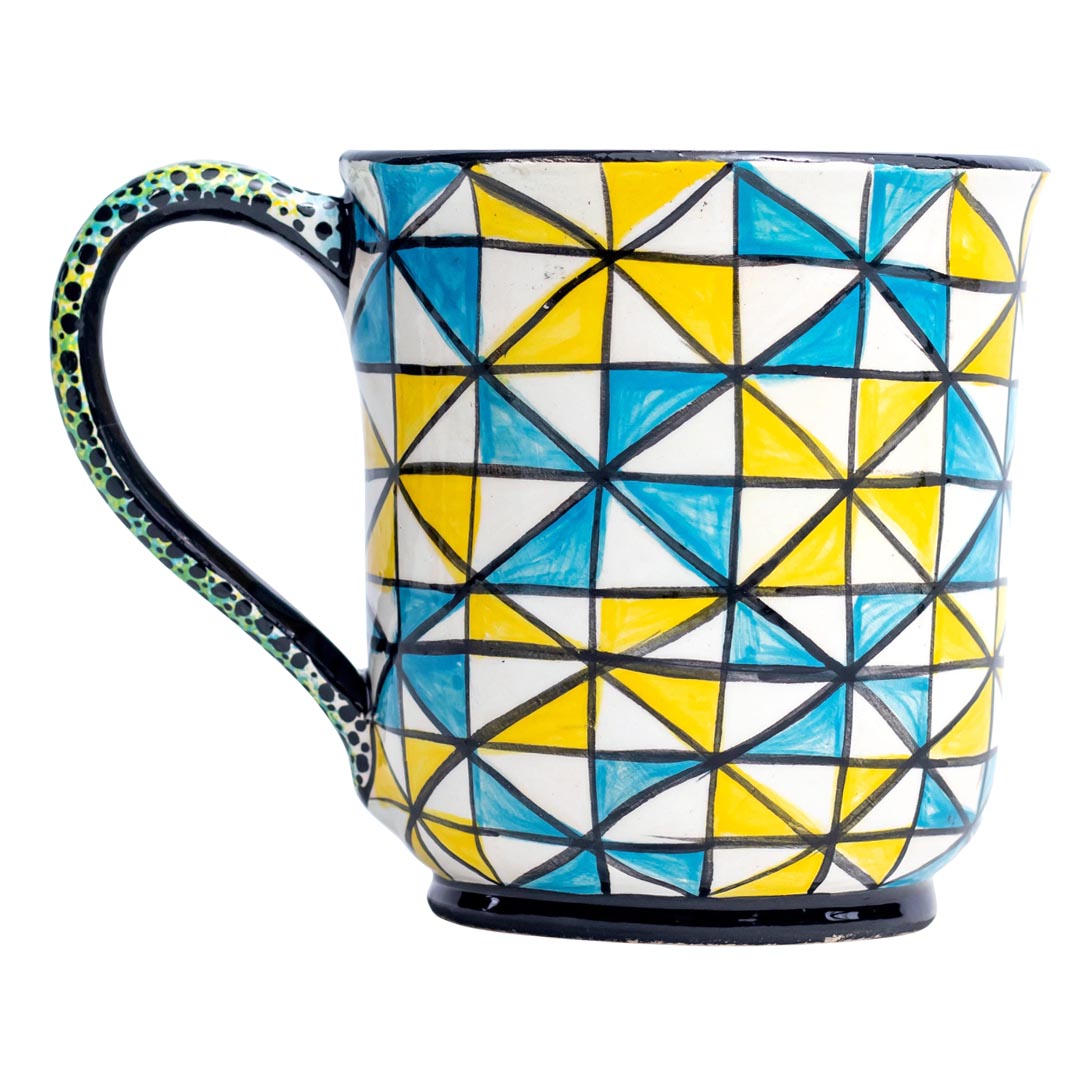 Leopard spot mug