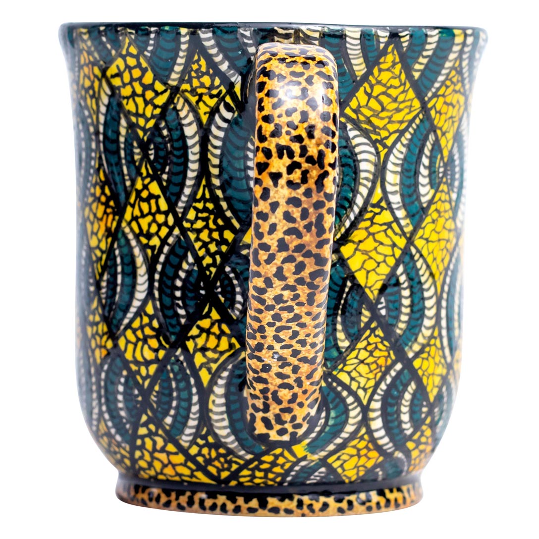 Leopard spot, african print pattern mug