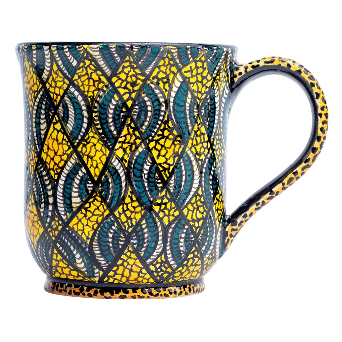 Leopard spot, african print pattern mug