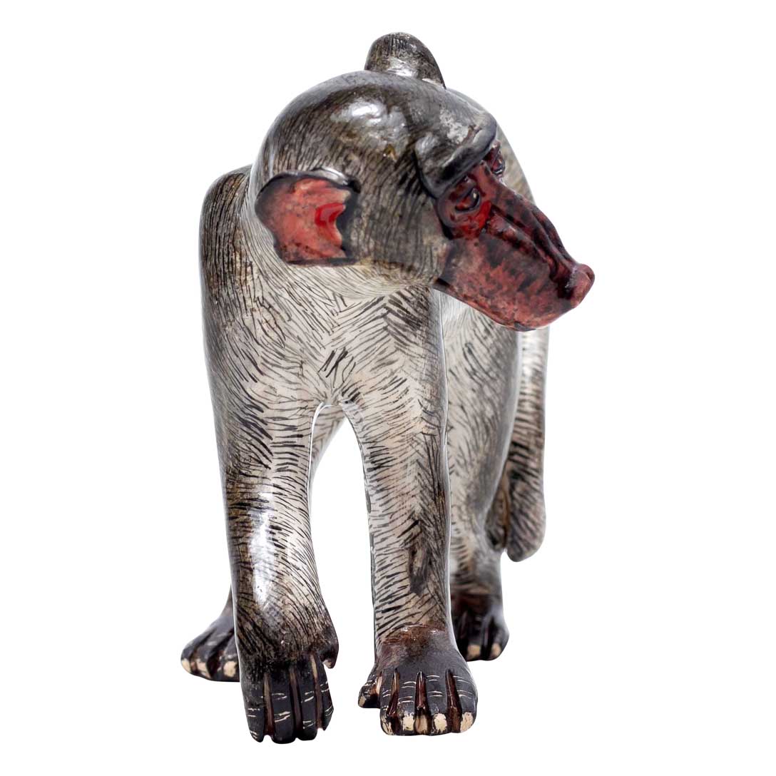 Baboon sculpture