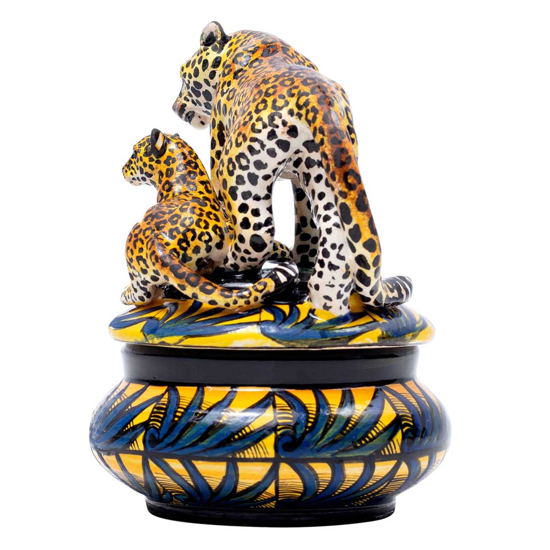 Leopard jewelry box