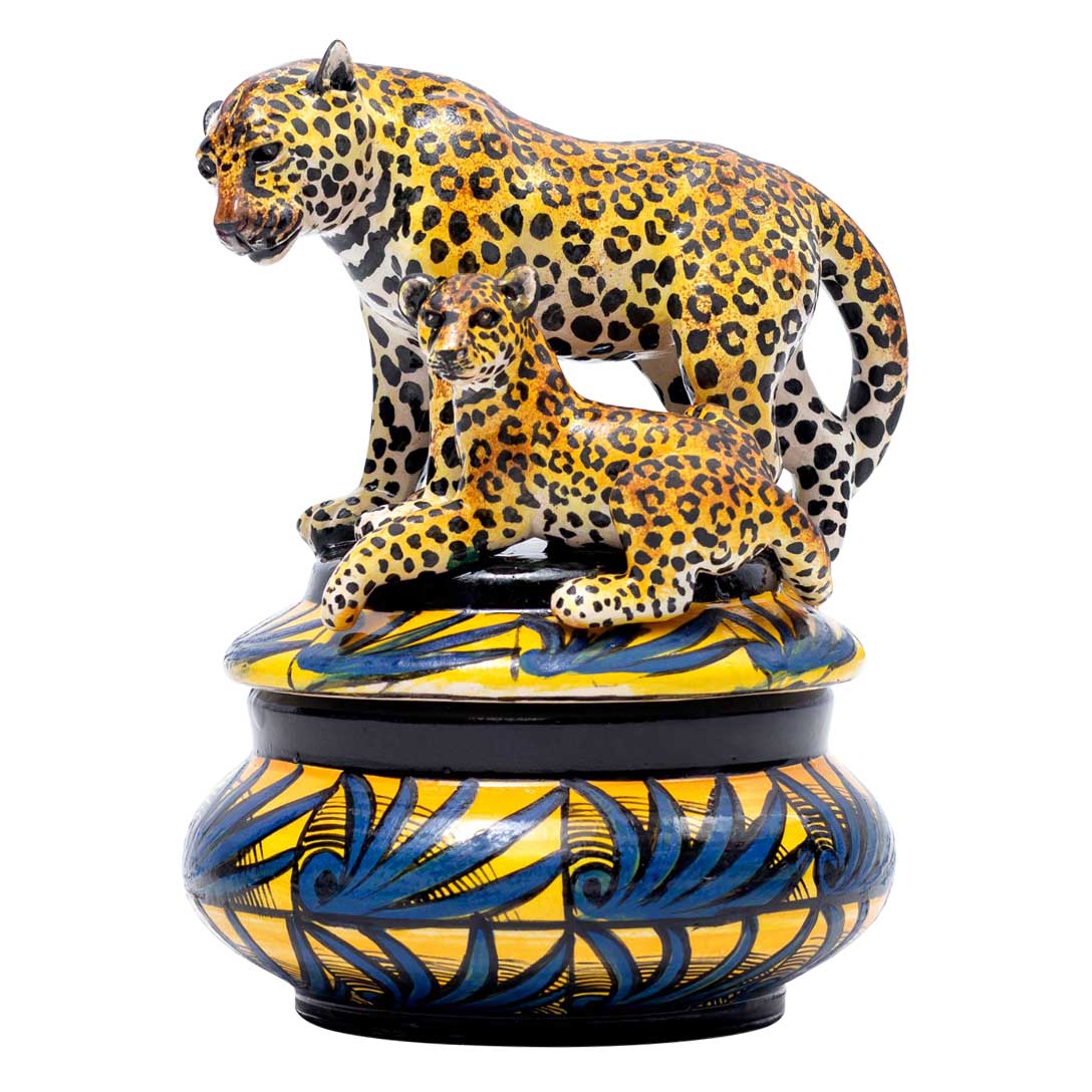 Leopard jewelry box