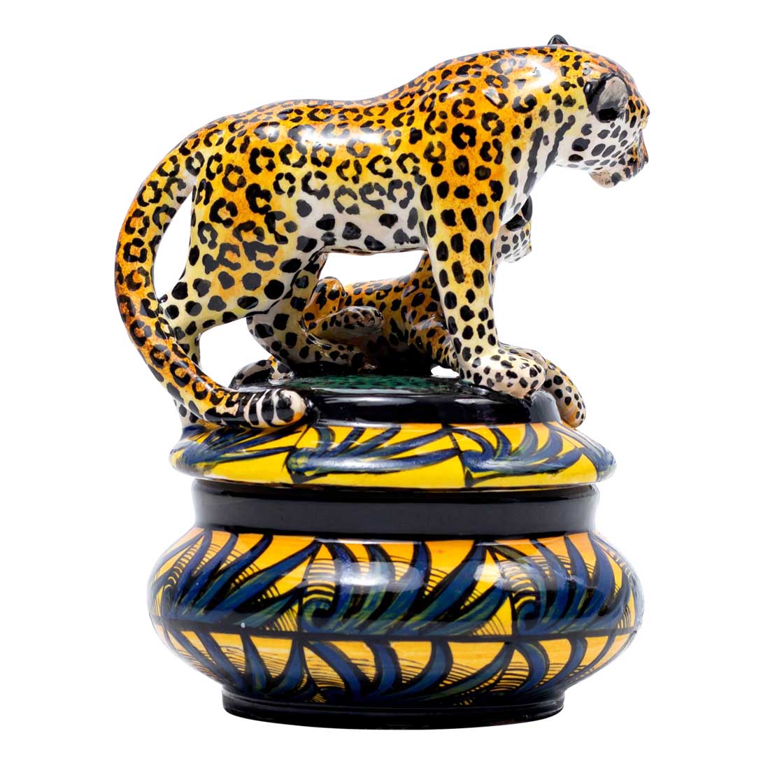 Leopard jewelry box