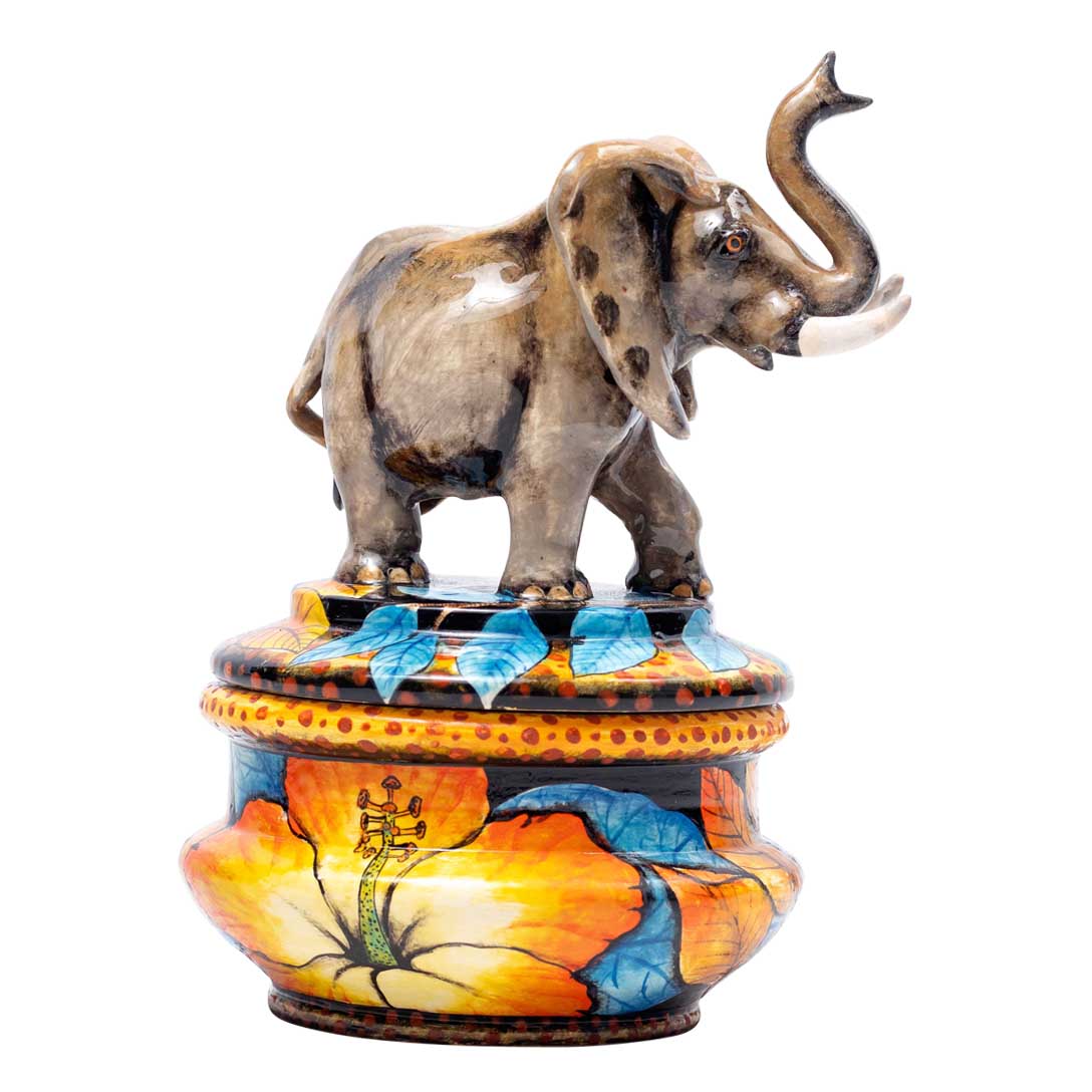 Elephant jewelry box