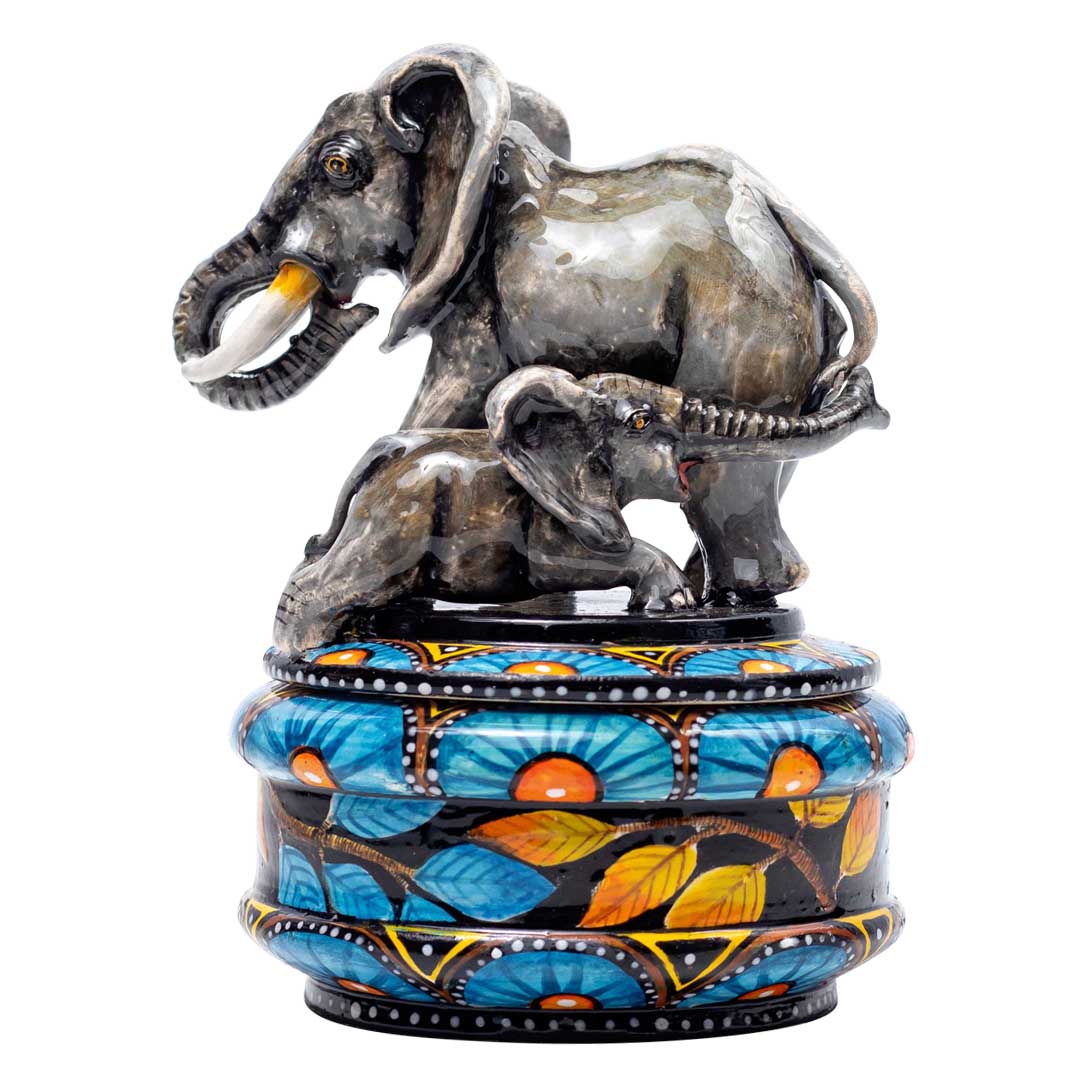 Elephant jewelry box