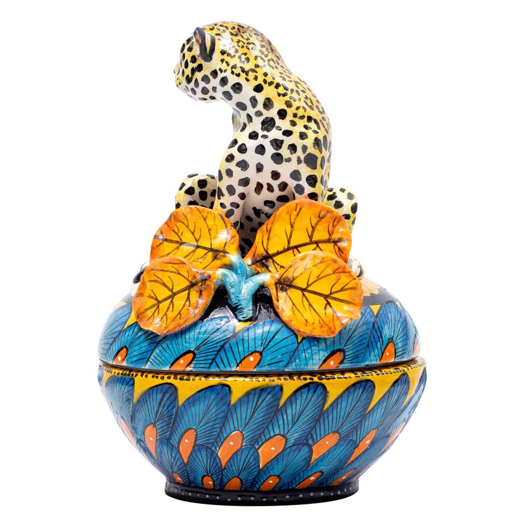 Leopard jewelry box