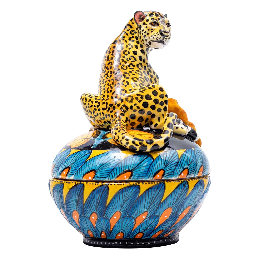 Leopard jewelry box