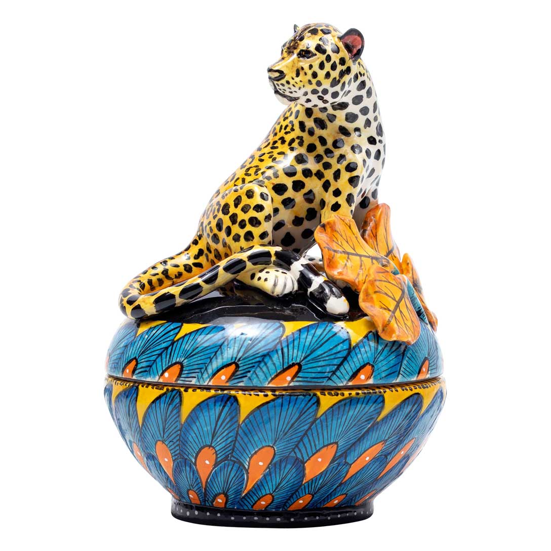 Leopard jewelry box