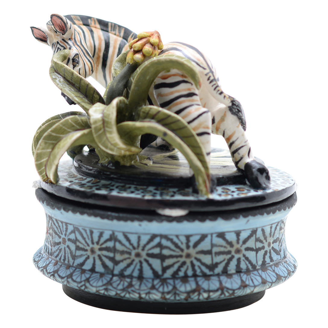 Zebra jewelry box