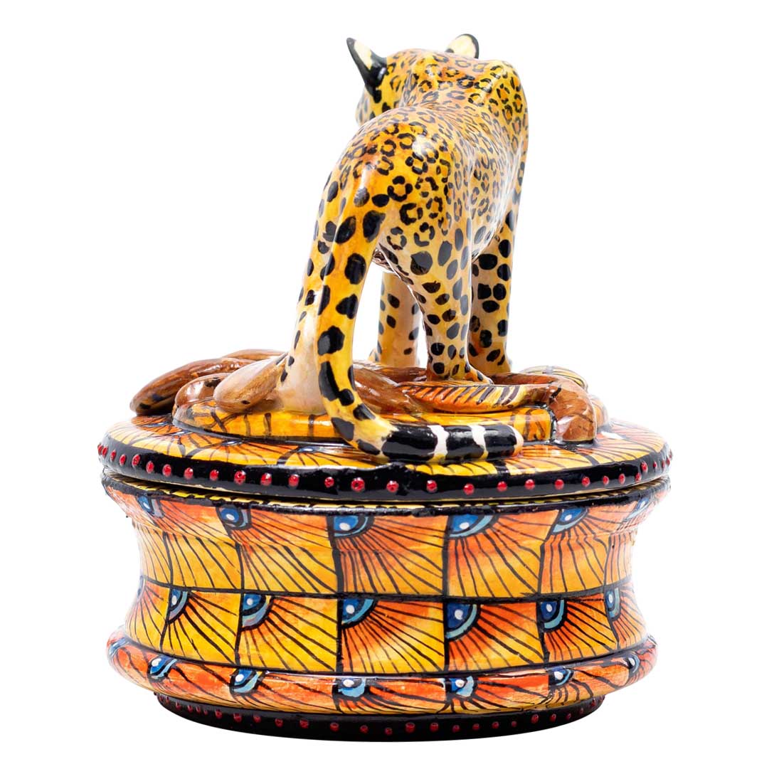 Leopard jewelry box