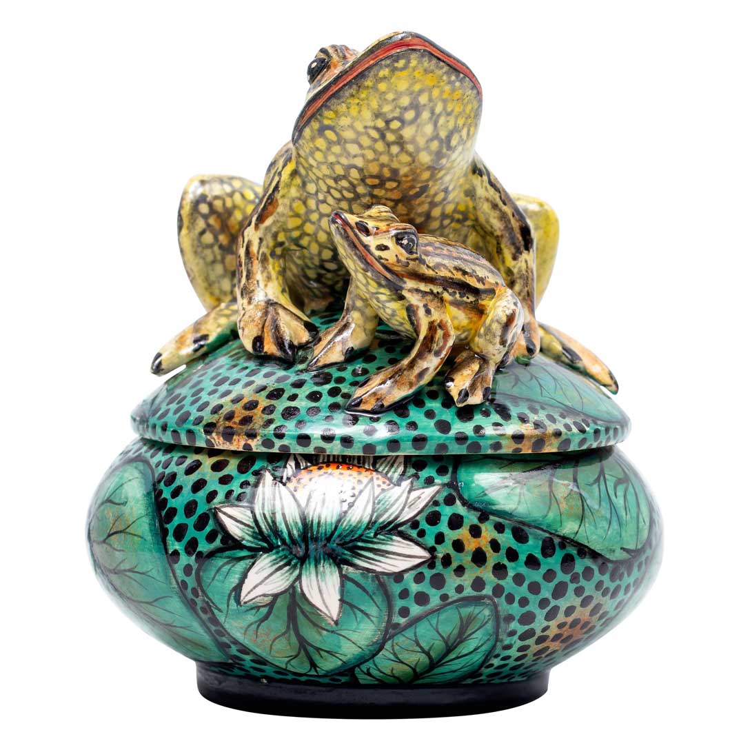 Frog jewelry box