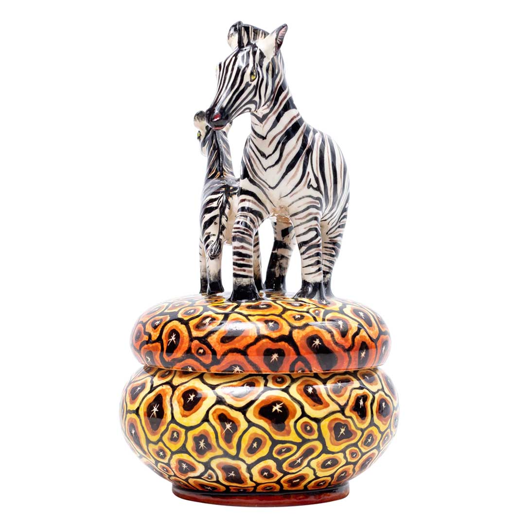 Zebra jewelry box