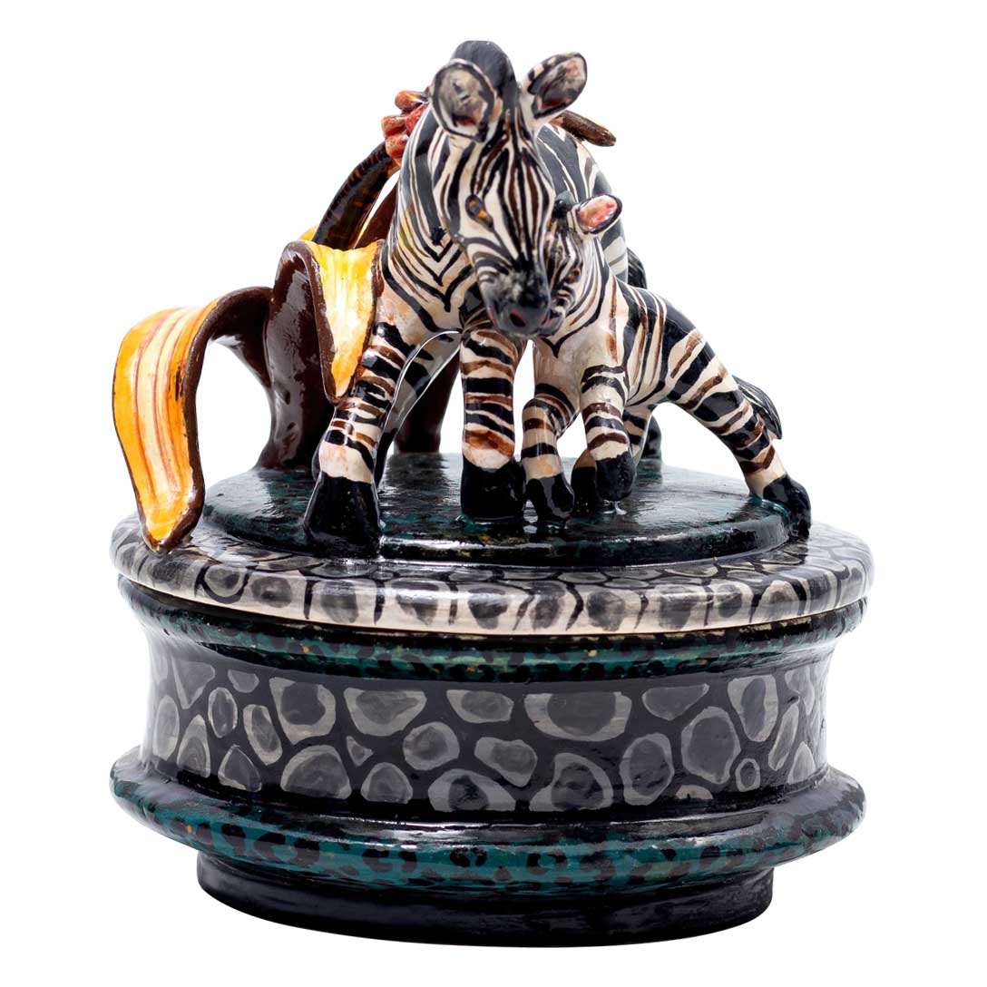 Zebra jewelry box