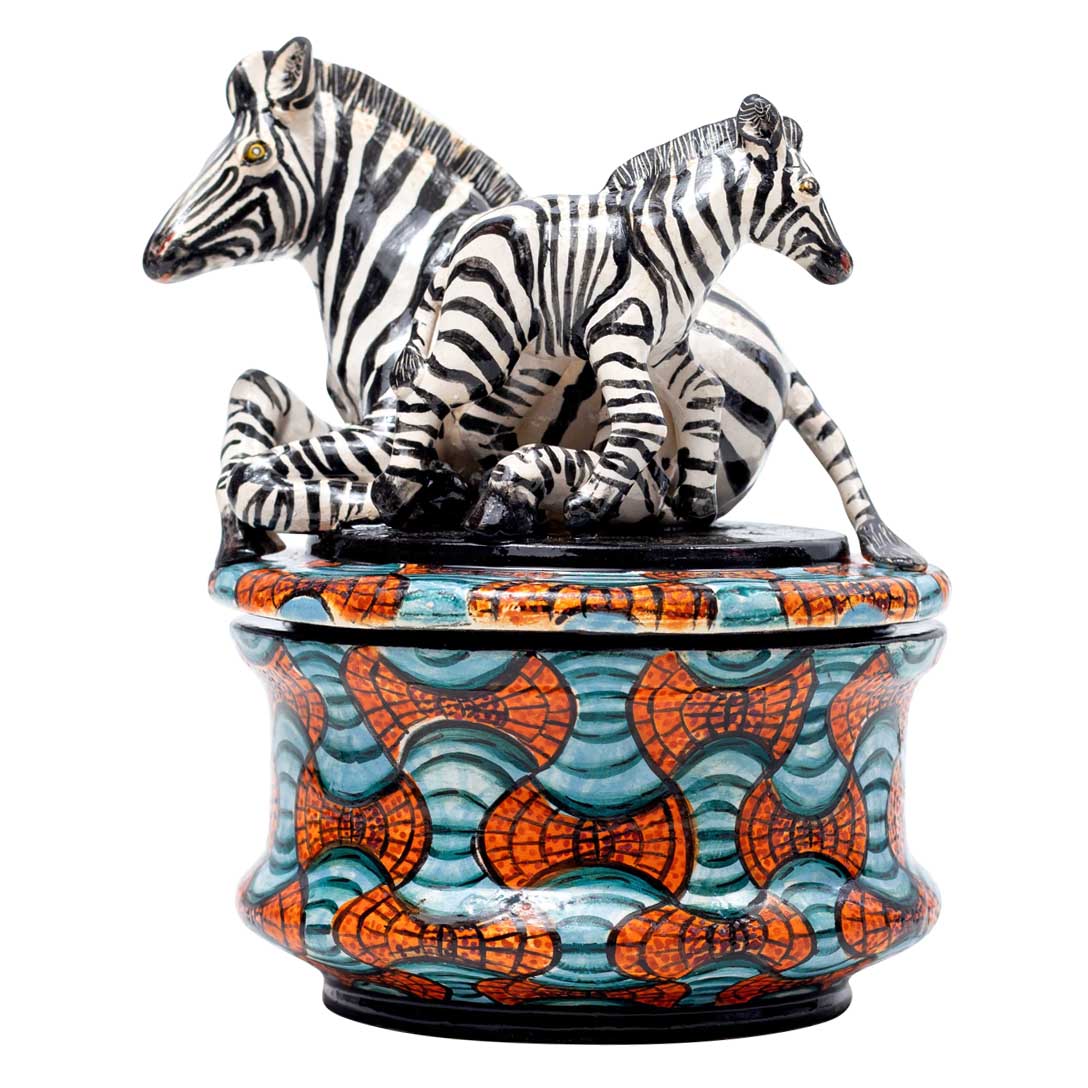 Zebra jewelry box