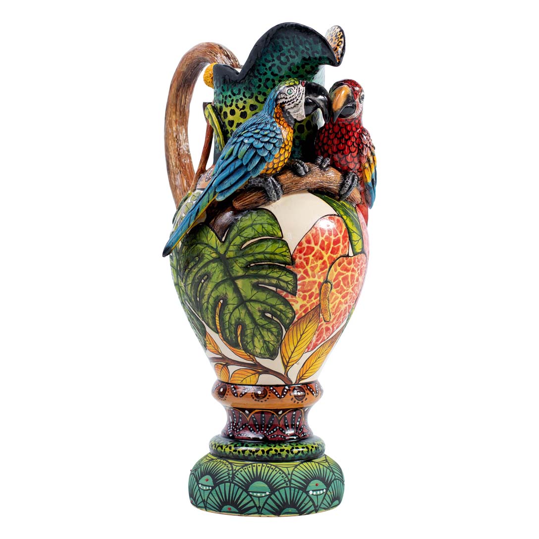 Parrot & legume tree jug