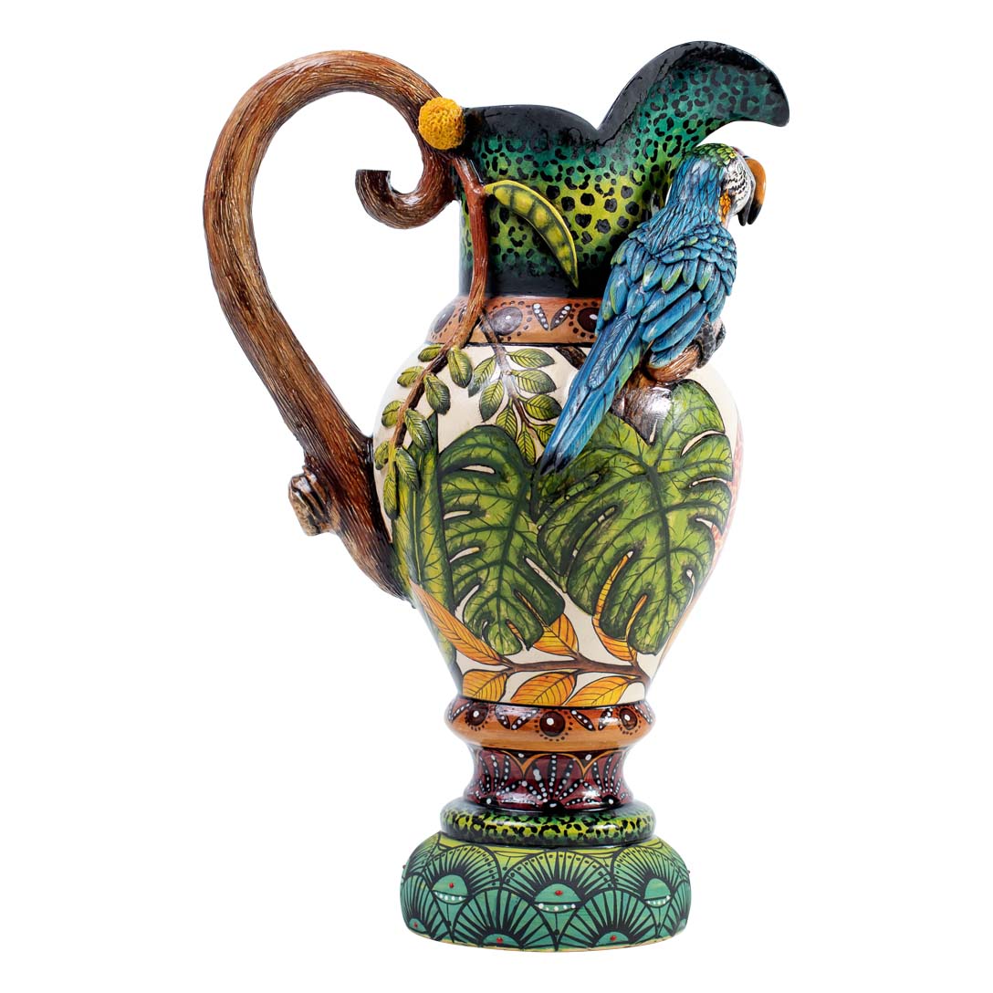 Parrot & legume tree jug