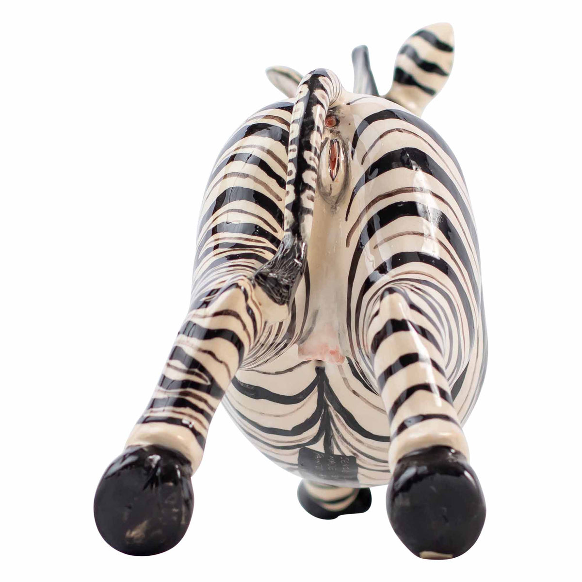 Zebra sculpture
