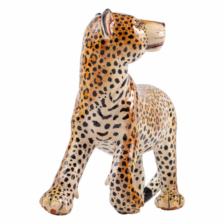 Leopard sculpture