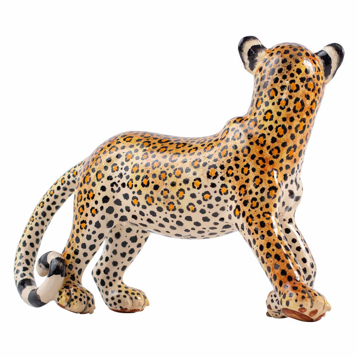 Leopard sculpture