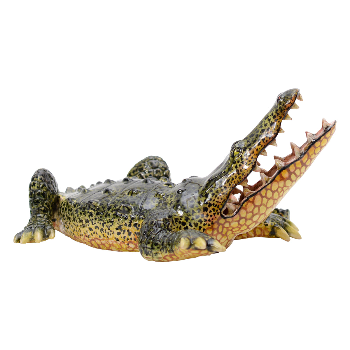 Crocodile sculpture