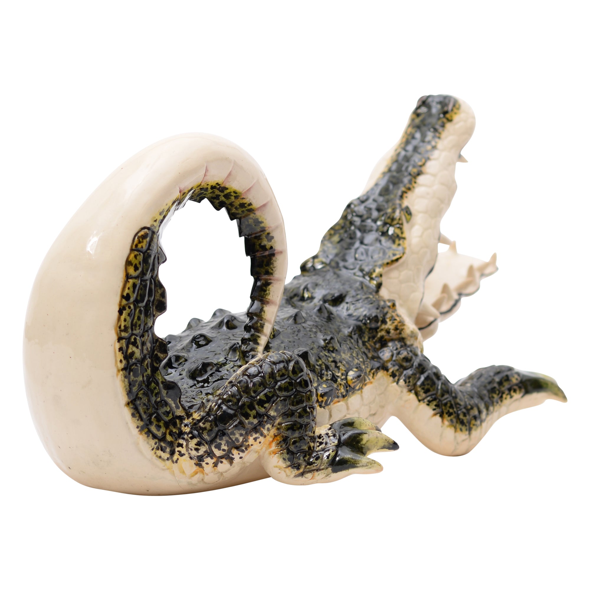 Crocodile sculpture