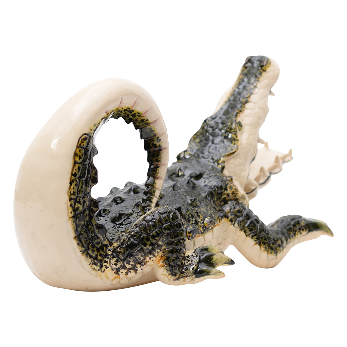 Crocodile sculpture