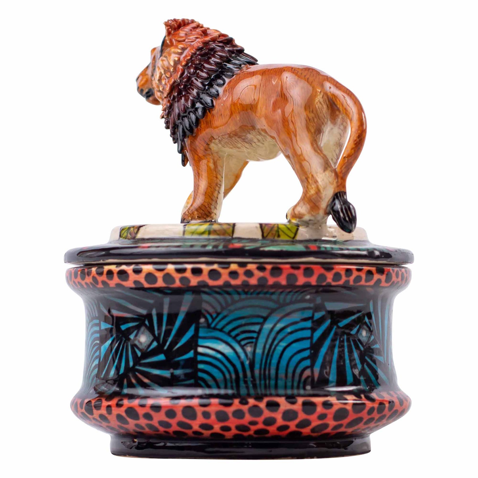 Lion jewelry box