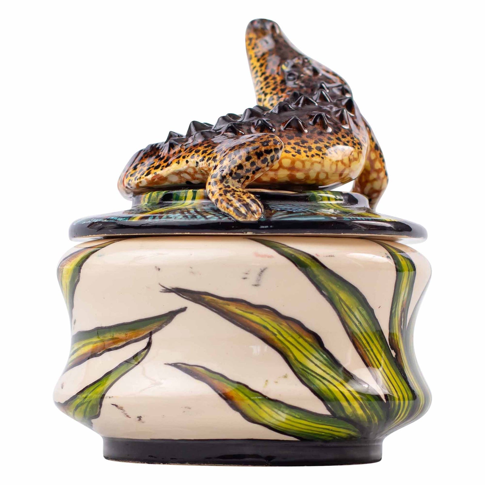 Crocodile jewelry box