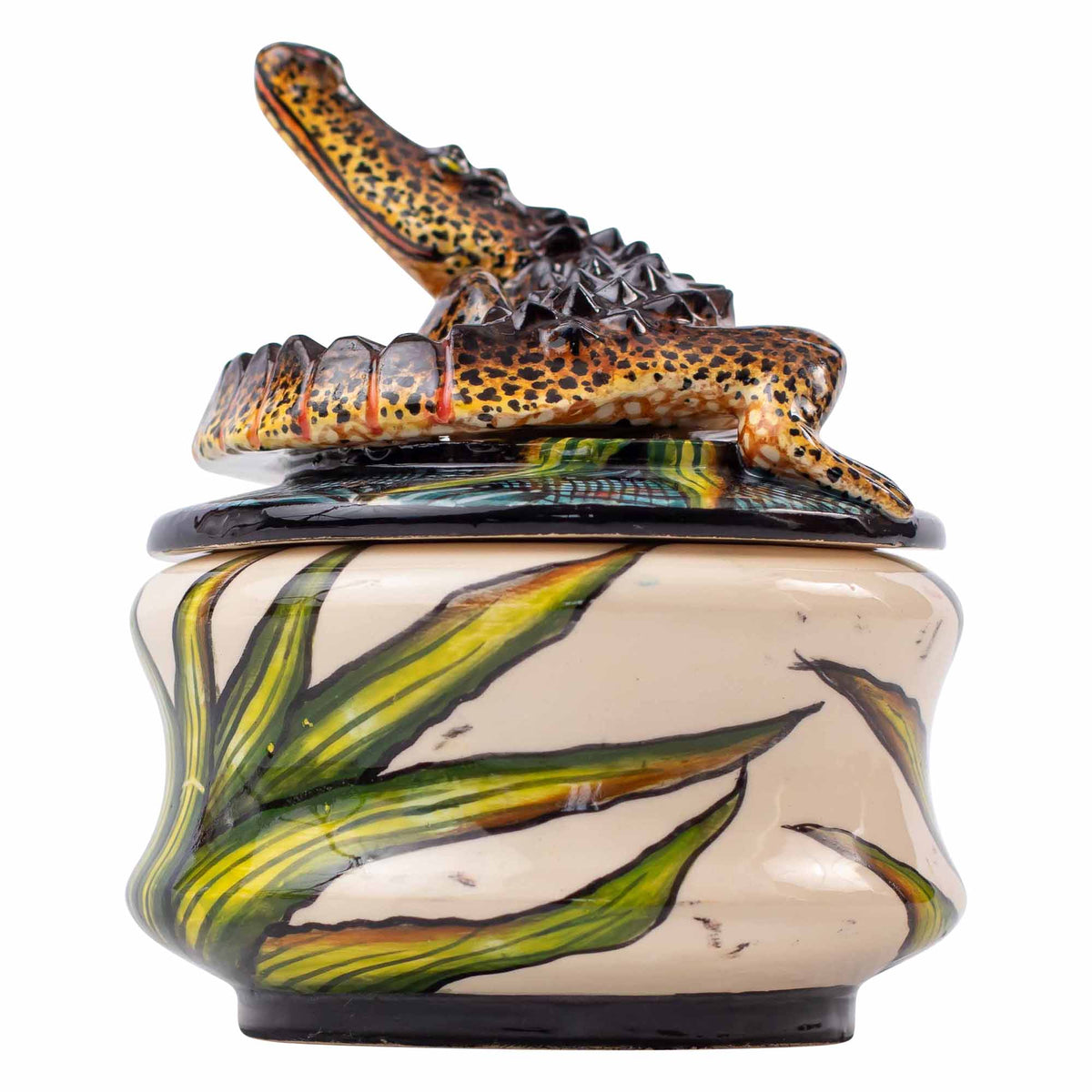 Crocodile jewelry box