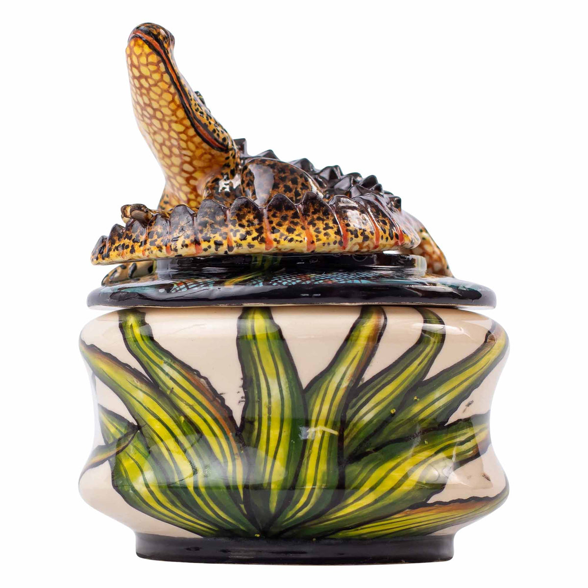 Crocodile jewelry box