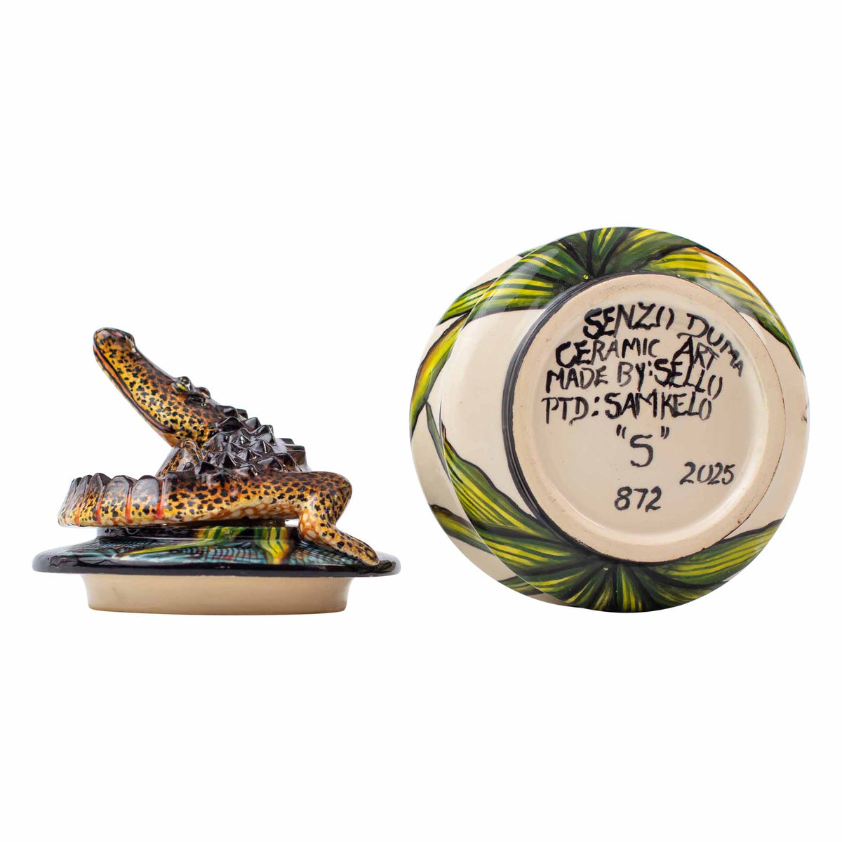 Crocodile jewelry box
