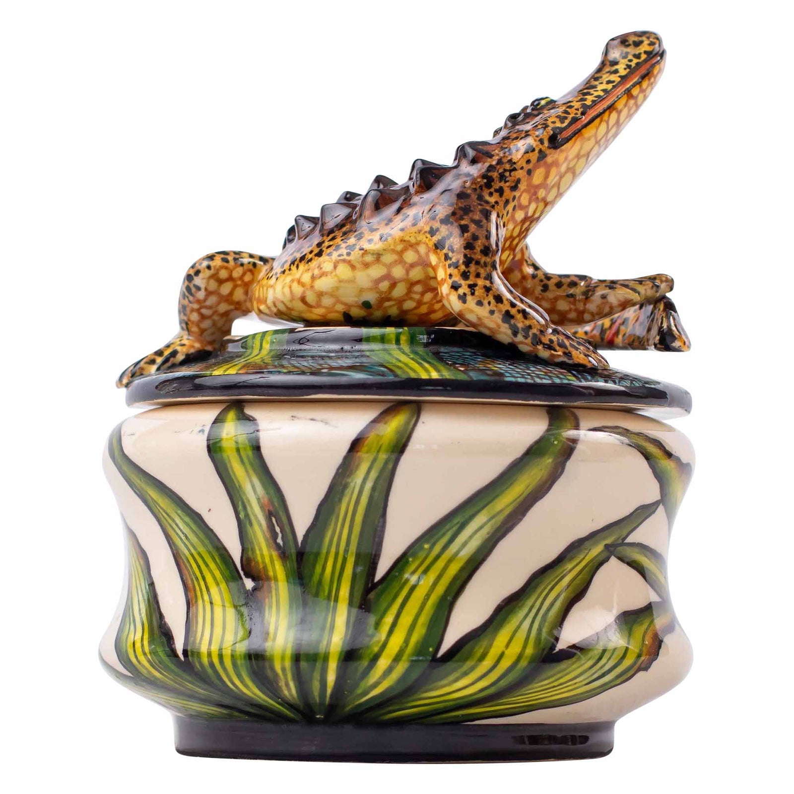 Crocodile jewelry box