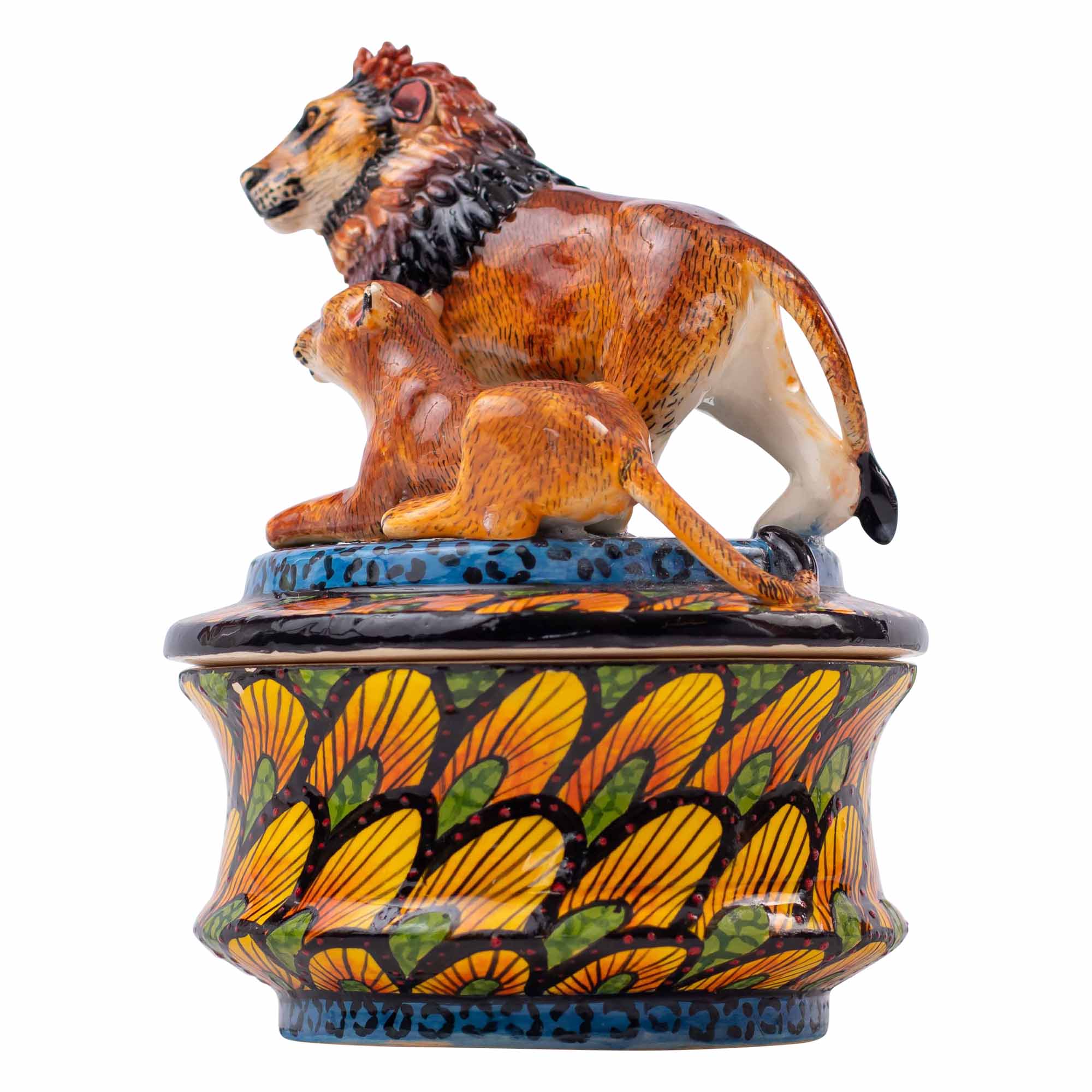 Lion jewelry box