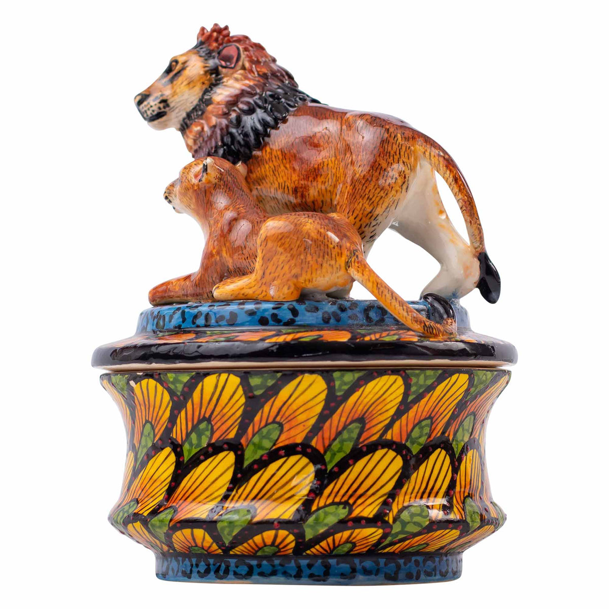 Lion jewelry box