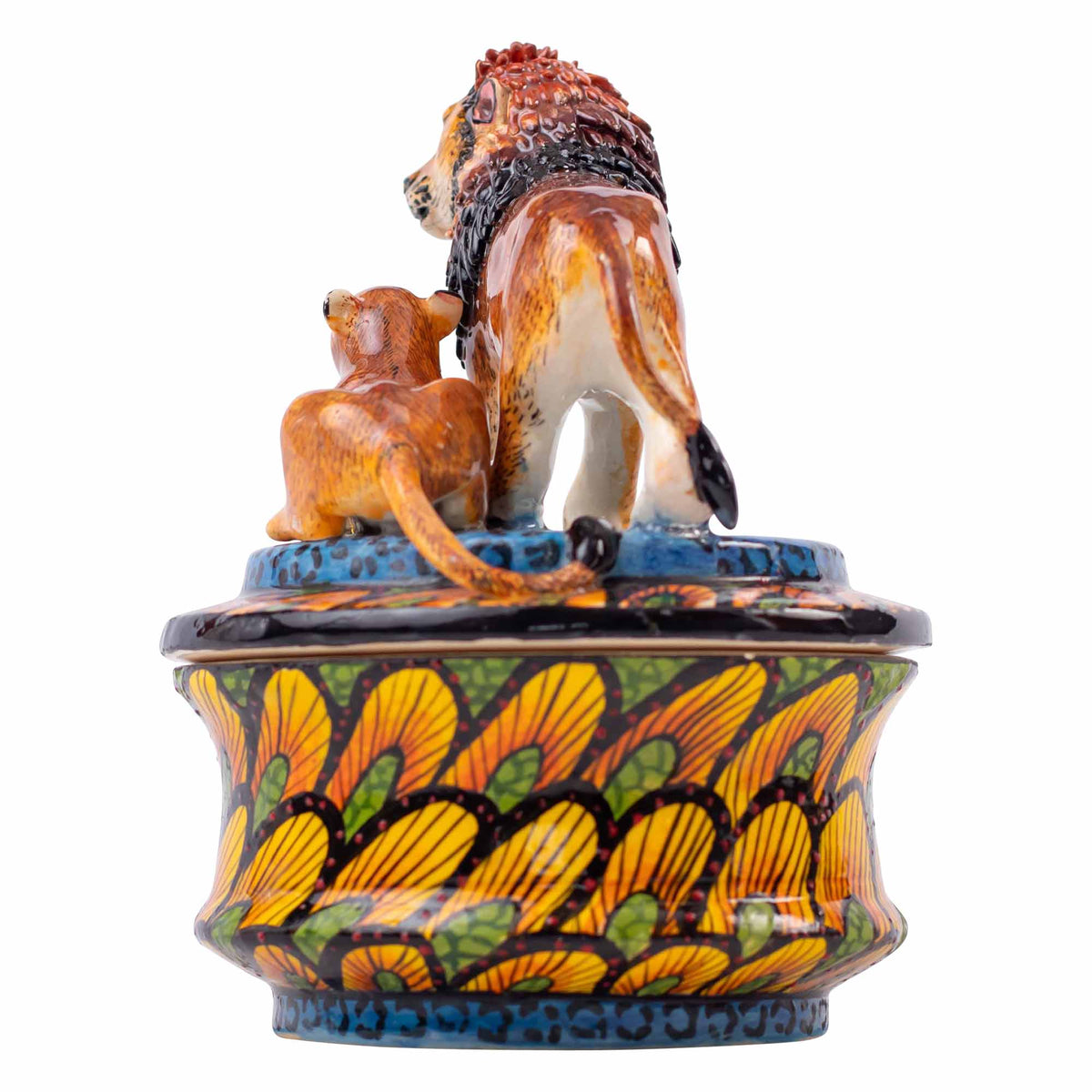 Lion jewelry box