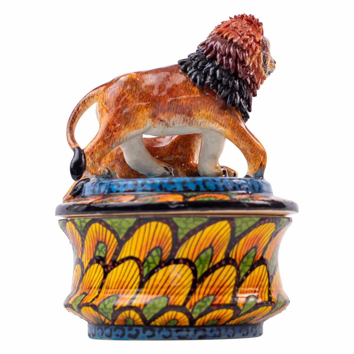 Lion jewelry box