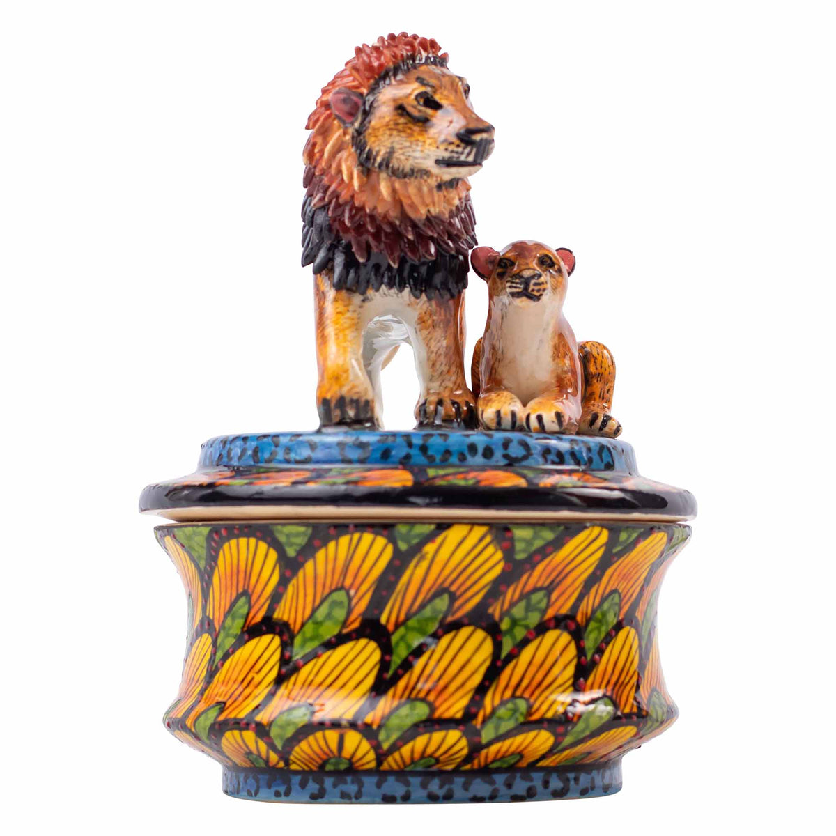 Lion jewelry box