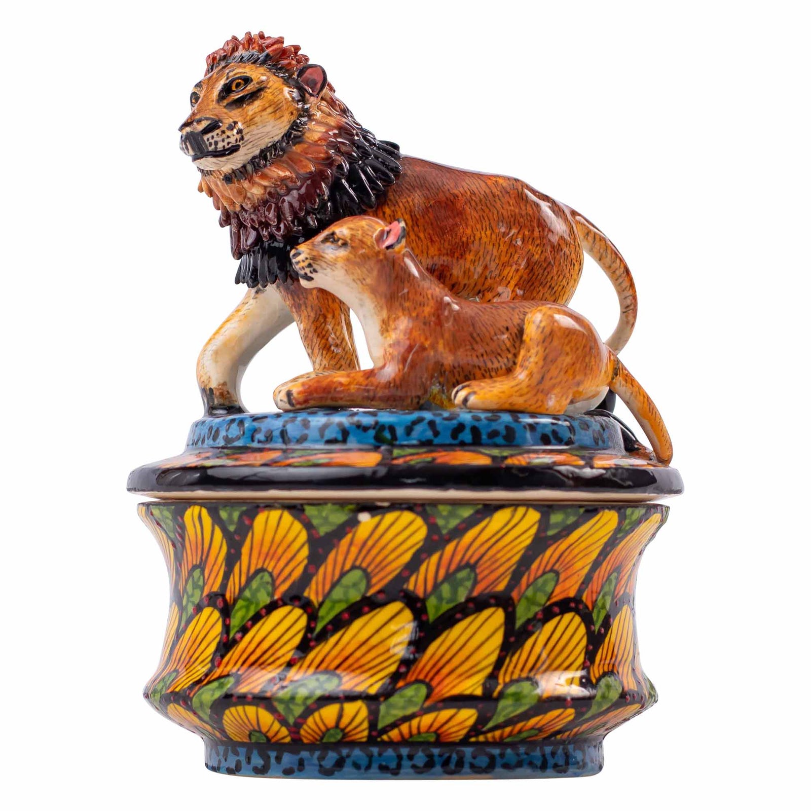 Lion jewelry box