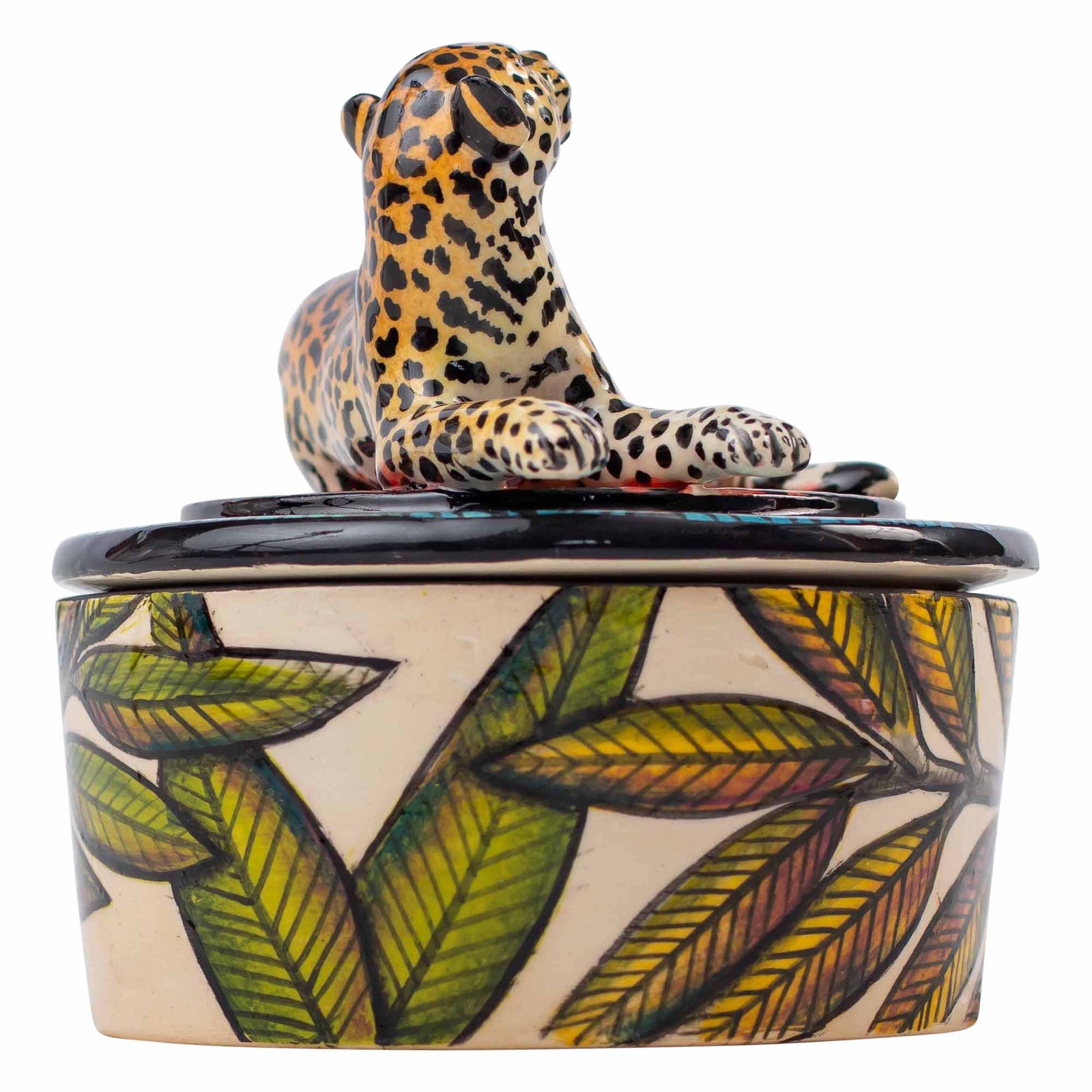 Leopard jewelry box