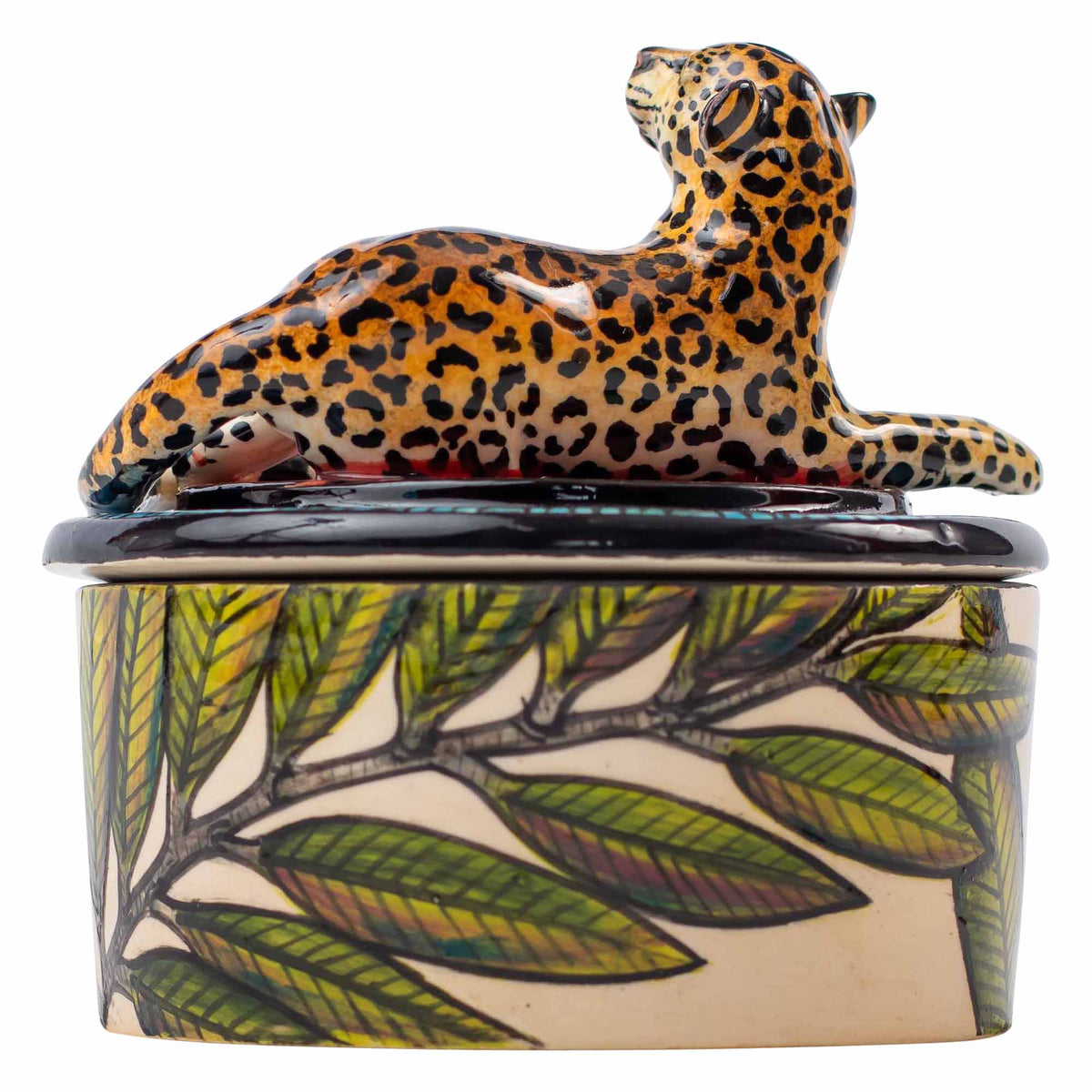 Leopard jewelry box