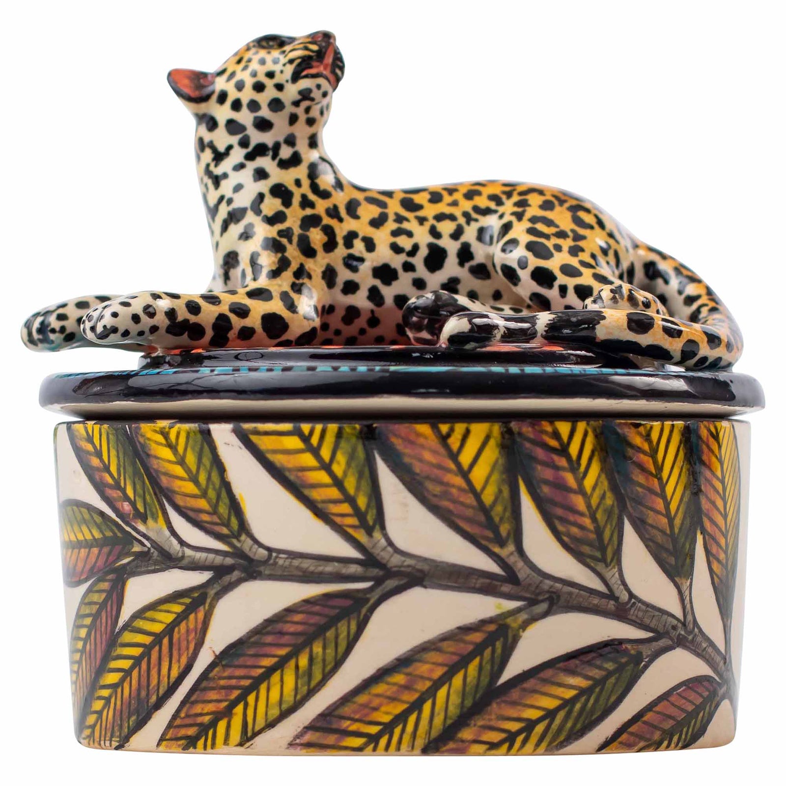 Leopard jewelry box